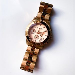 Rose Gold Oversized Face Marc Jacobs Watch